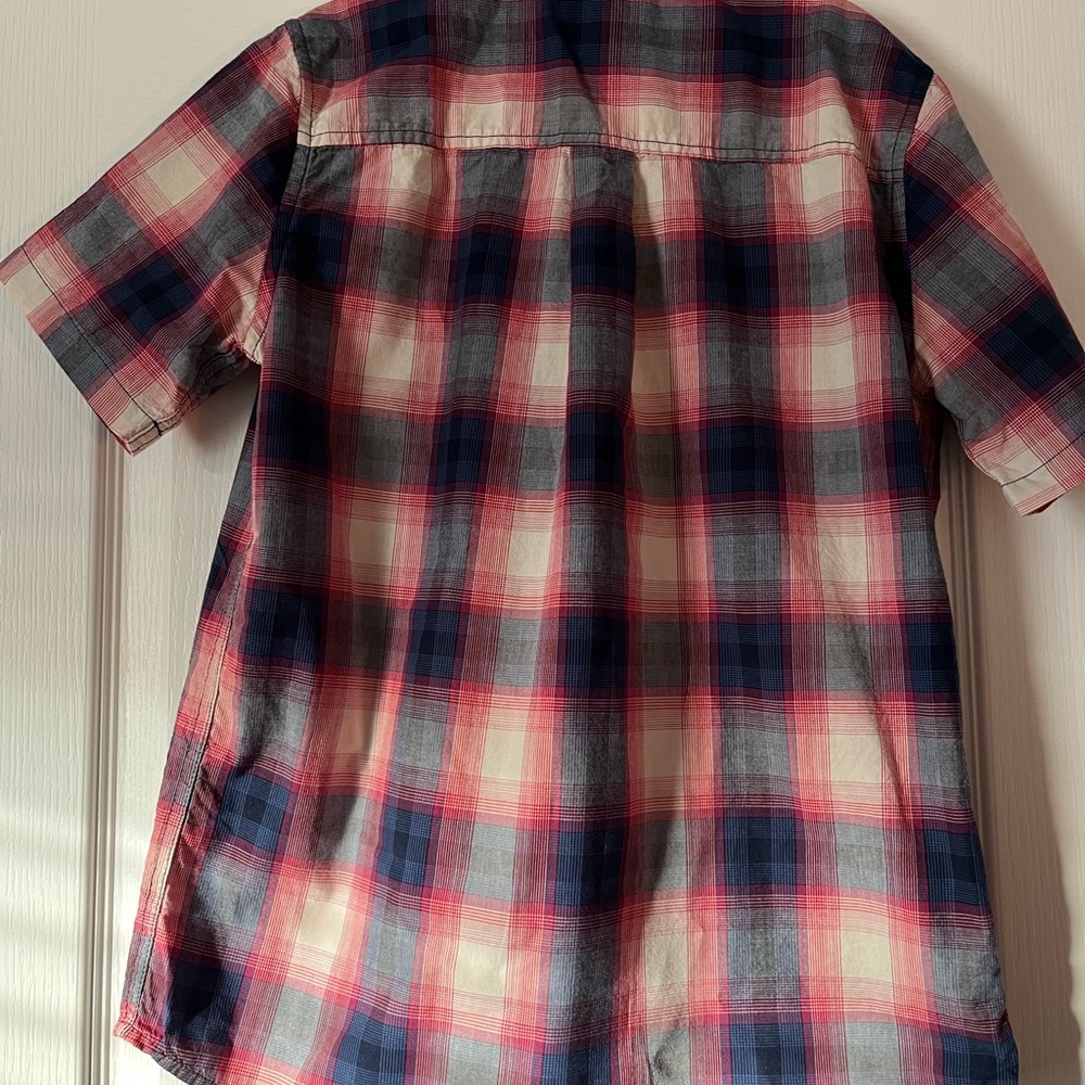 The Children's Place Red and Blue Plaid Shirt